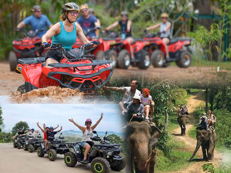 ATV Bike + Elephant Trekking