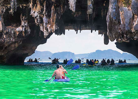 Twilight Sea Canoe Tour at Phang Nga
