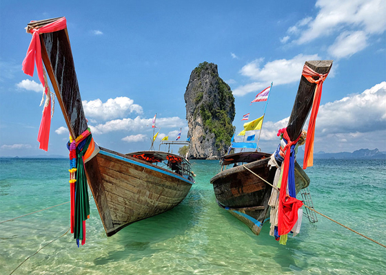 4 Islands By Long Tail Boat from Krabi