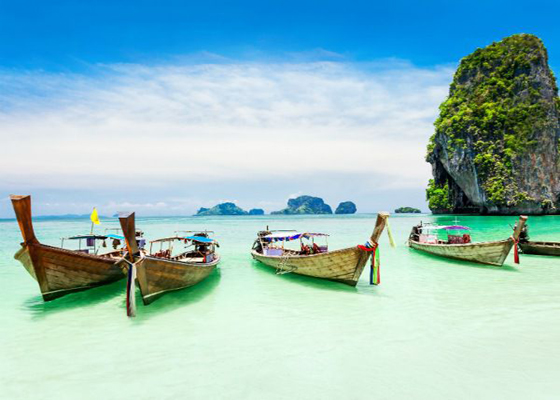 Hong Island By Long Tail Boat