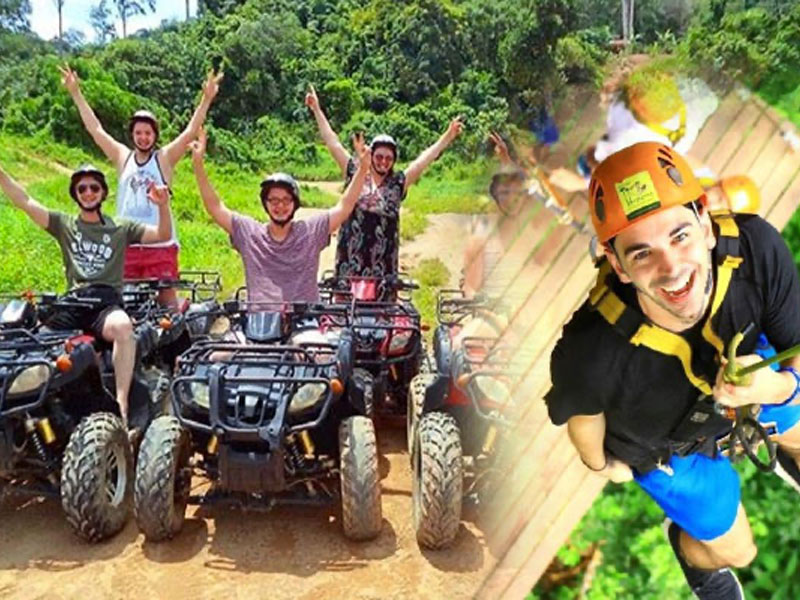 ATV Bike + Skyline Zipline