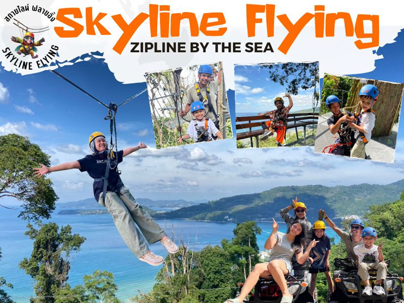 Skyline Zipline at Kamala by the sea