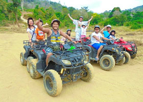 ATV Bike + Skyline Zipline Adventure