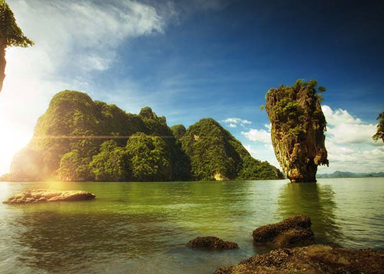 Twilight Sea Canoe at Phang Nga Bay