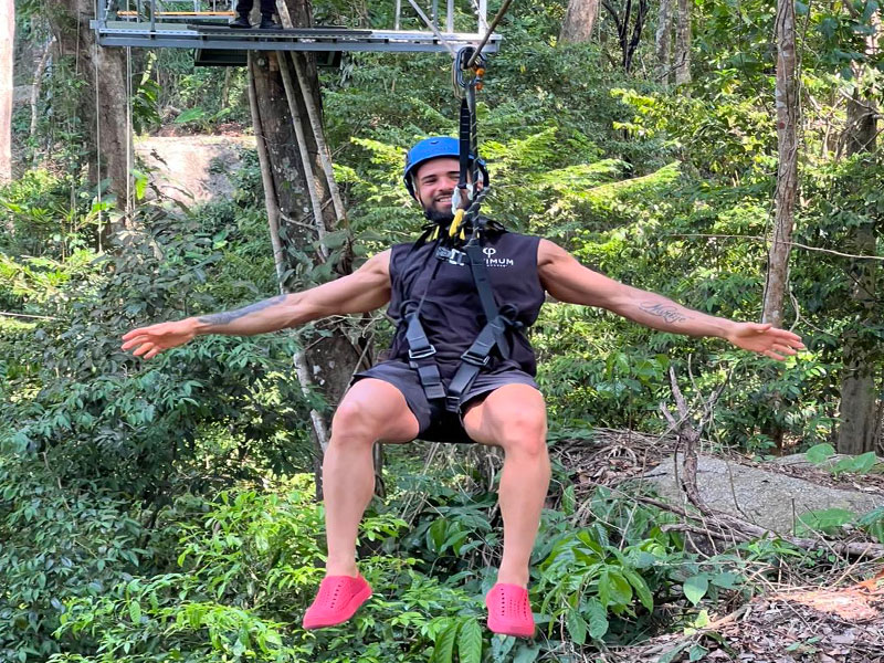 Skyline Zipline at Kamala by the sea