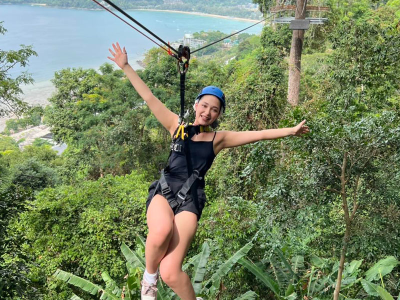 Skyline Zipline at Kamala by the sea