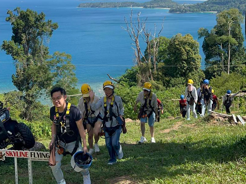 Skyline Zipline at Kamala by the sea