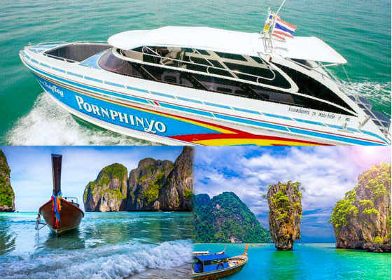 Private Boat Phi Phi + Phang Nga Bay