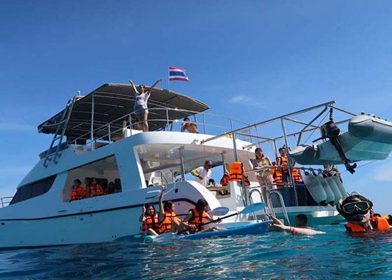 Private Catamaran Tour to Coral Island